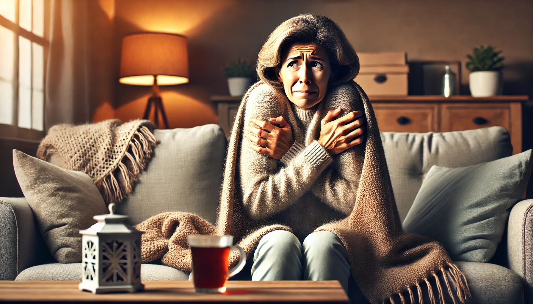 Cold flashes during menopause